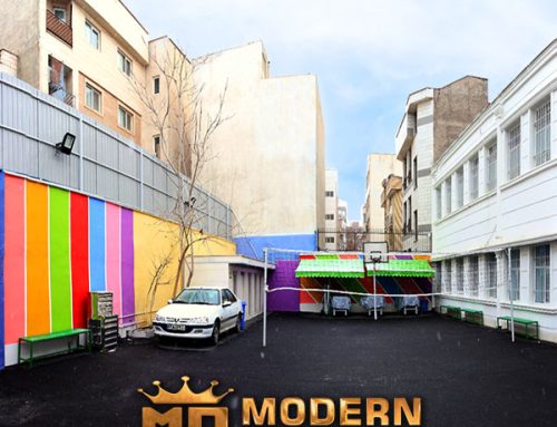 رنگ آمیزی و نقاشی ساختمان مدرسه + دکوراسیون و نصب کاغذ دیواری و پرده زبرا